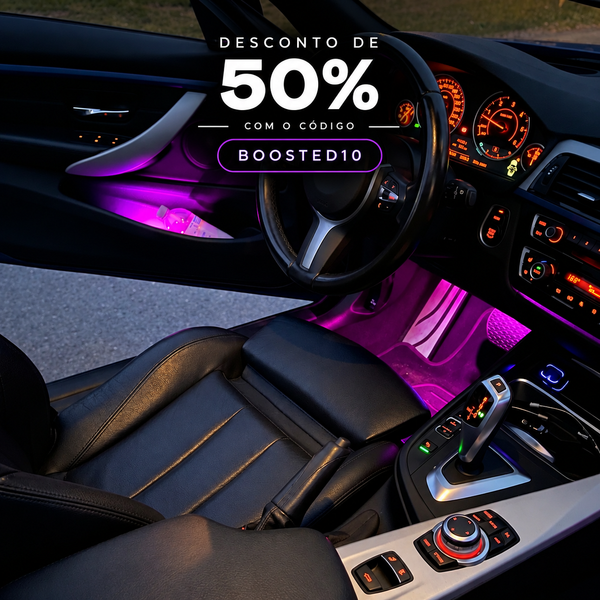 Desconto de 50% com o código BOOSTED10 – luz ambiente interior